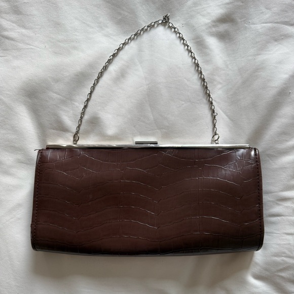 Nordstrom Handbags - Faux Leather Clutch Shoulder Bag